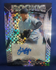 2019 Prizm Silver Plaid Power Jonathan Loaisiga RC Auto Yankees