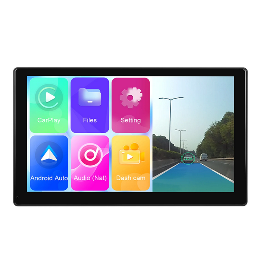 WiFi Dash Cam with Carplay Android Auto Mirror Link for Car DVR Recording-image