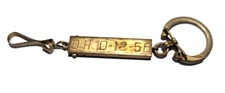Vintage Hand made DH 10-12-58 Double Keychain