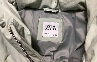 NWT Zara Mens' Pocket Puffer Jacket in Greenish / Mint Size NWT Zara Mens' Pocket Puffer Jacket in Greenish / Mint Size