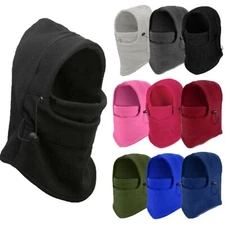 Fleece Neck Winter Warm Balaclava Ski Full Face Mask Windproof for Cold Weather