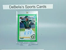 Robert Puason 2020 Bowman Chrome Mega Green Auto BCMA-RP 35/99
