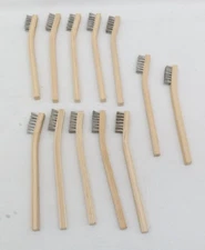 Small Hand Stainless Steel Wire Scratch Brushes Lot of 12   TF