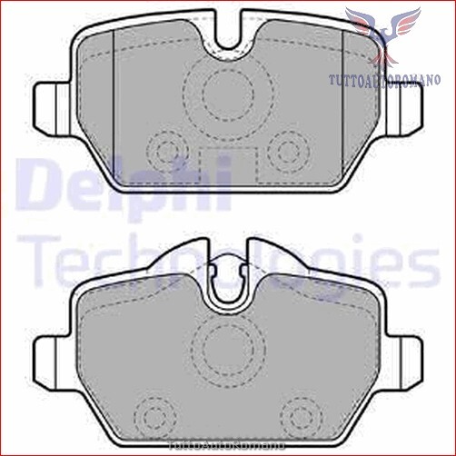 LP1924 Kit pastiglie pattini freno Delphi Posteriore per BMW 3 E92 316 E90 320