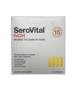 Sero-vital ~ Reverse The Sign Of Aging ~ 84 Caps ~ Sealed ~ Exp-04/2029