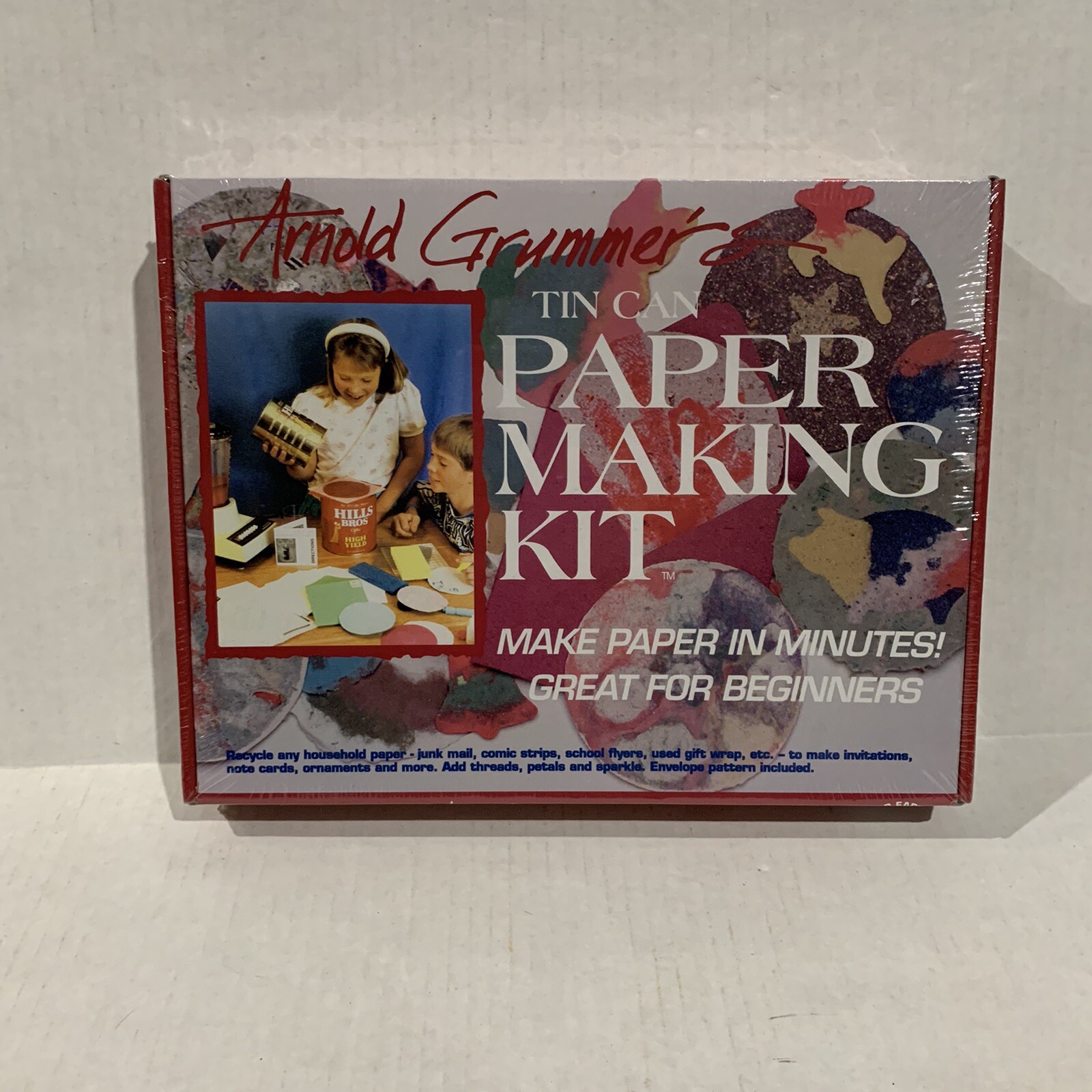 ARNOLD GRUMMER'S TIN CAN PAPER MAKING KIT AGES 6 AND UP eBay