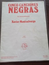 Cinco Canciones Negras Classical Series Composed by Xavier Montsalvatge