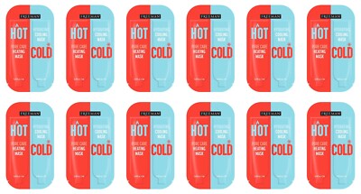 Freeman Hot & Cold Mask 2in1 Pore Care Heating & Hydrating Cooling Mask-12 Pack