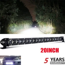 6D Slim LED Light Bar 20inch Single Row Led Bar for  Offroad for SUV 4X4