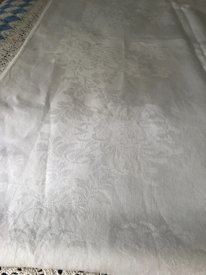 Mantel de lino irlandés 69 x 85 y 8 servilletas de cena 21 x 22 Foto 4 de 4