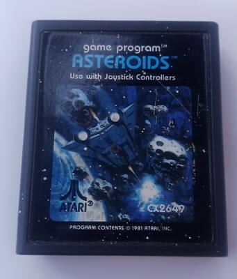 Asteroids - Atari 2600 - Game Cartridge Only Classic Arcade Game Vintage 