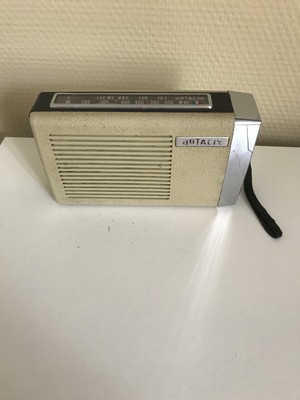 Joli petit poste radio Transistor Optalix gris Vintage 1970s