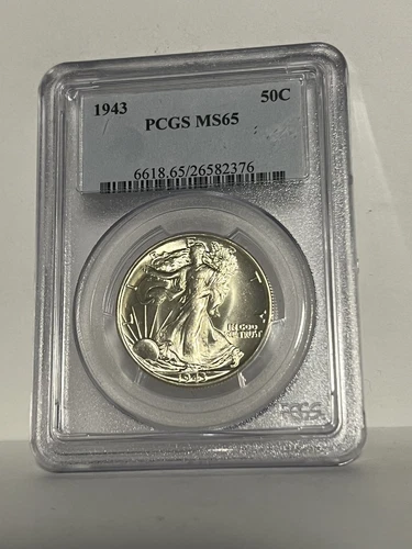 1943 50c Walking Liberty PCGS MS65