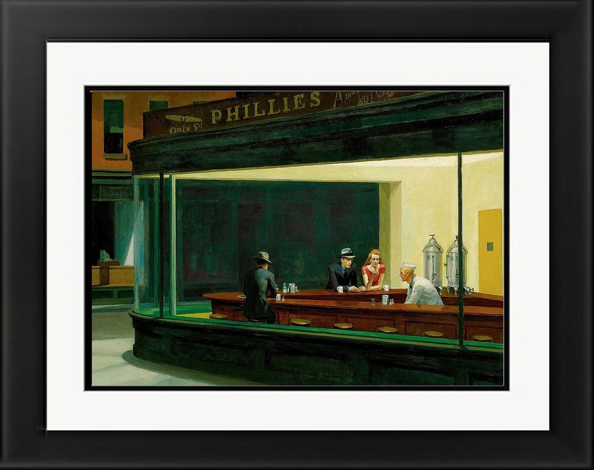 Edward Hopper
ハードカバー FRAMED Nighthawks by Edward Hopper 10x8 Museum Art Print