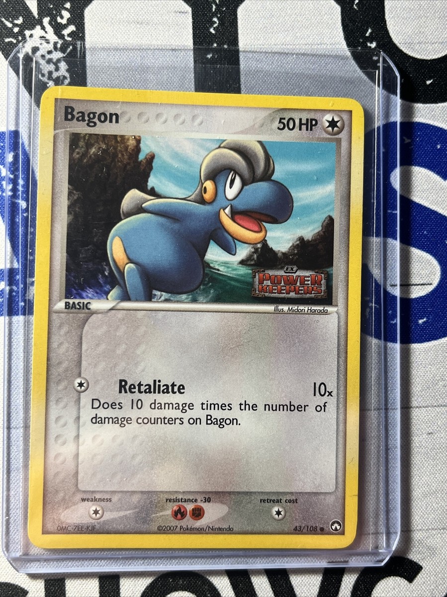 Pokémon TCG Bagon EX Power Keepers 43 Regular Common