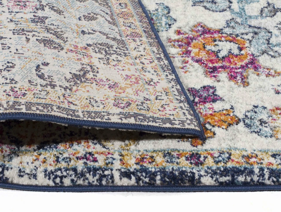 SULIS FLORAL COLOURFUL TRADITIONAL RUG RUNNER (XL) 80x500cm **FREE DELIVERY** - Image 4 of 4
