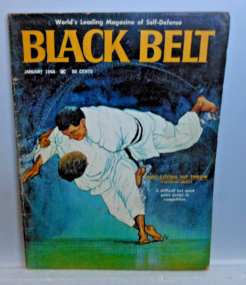  BLACK BELT JANUARY 1966 JUDO LIFTING TSURIKOMI GOSHI