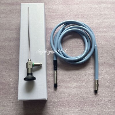 3mm Rigid Sinuscope Arthroscope ENT Endoscope 0°+Fiber Optical Light Cable