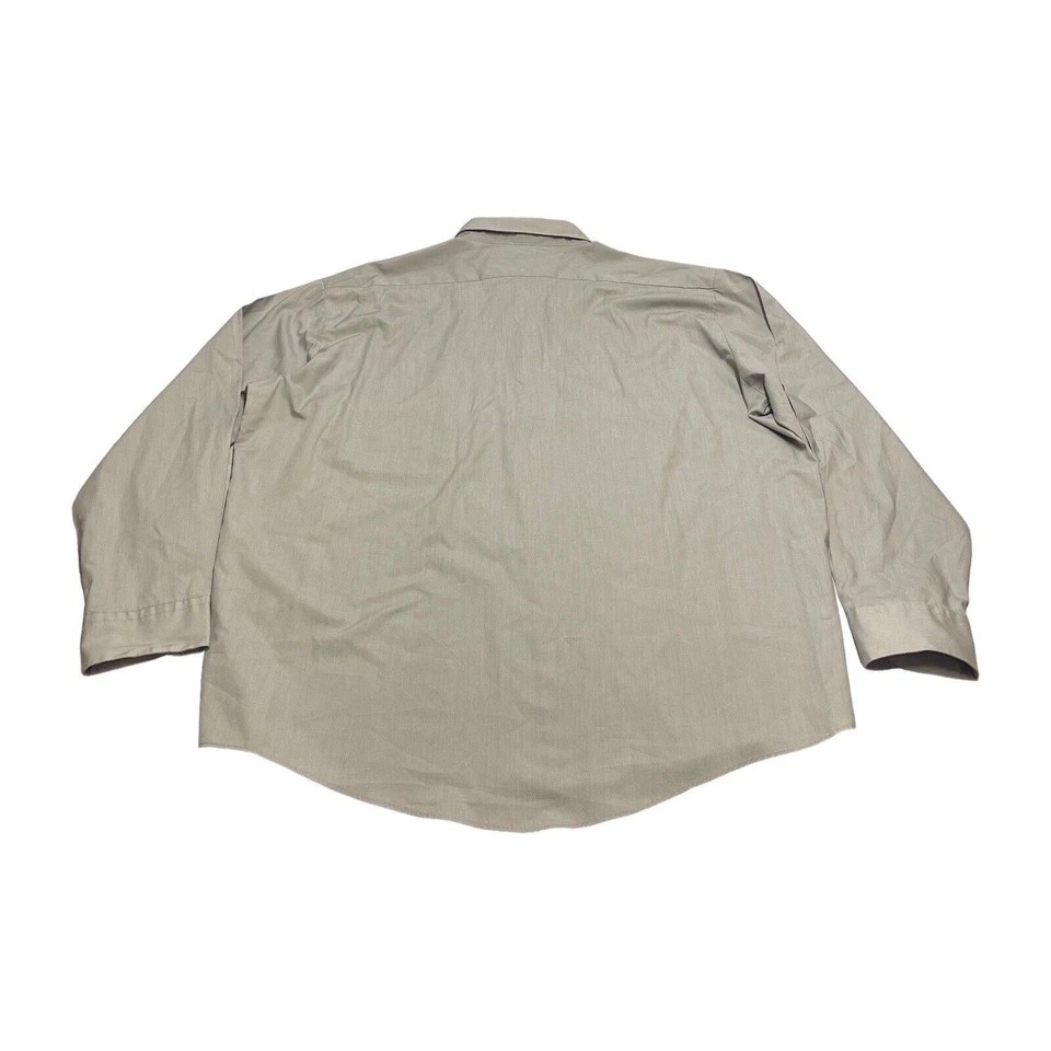 Haband точка воротник карман серый платье рубашка с длинными рукавами мужской размер 17,5 34/35 - Изображение 3 из 4