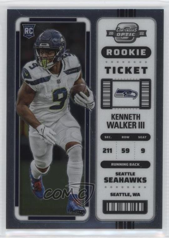 2022 Panini Contenders Optic Rookie Ticket Kenneth Walker III #83 Rookie RC 5i2