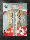 GORDIE HOWE STEVE YZERMAN 2009-10 Upper Deck SP Game Used Dual Auto 8/25 XSG-YG