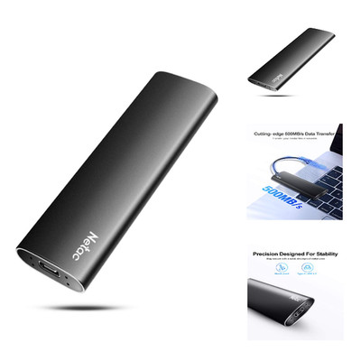 Netac Externe SSD 250GB USB 3.2 Gen2 Aluminium Portable