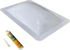 SL1422C 18"x26" OD Thick RV Skylight Replacement for 14" x 22" White 