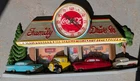 Vintage Coca Cola Family Drive In Wall Clock Scene Burwood USA 1988 [WORKS]