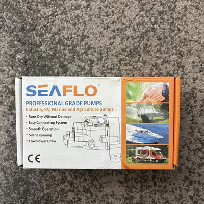 #ad Seaflo 12v Dc 1.2 Gpm 35 Psi 21 series Diaphragm Water Pressure Pump for Caravan $35.00