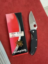 Spyderco SC122GP Tenacious Pocket Knife - Black