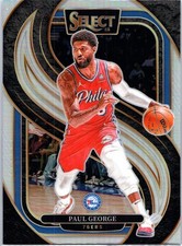 2024-25 Panini Select #159 Paul George Silver Prizm Philadelphia 76ers