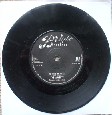 The Adverts - No Time To Be / New Day Dawning - EX- 45