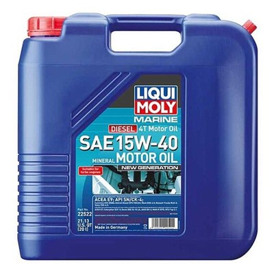 Liqui Moly LIQUI MOLY 20L Marine 4T New Generation Motor Oil SAE 15W40 22522