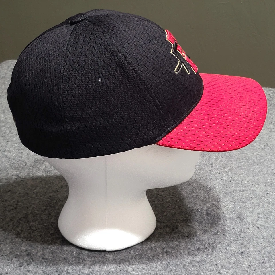 Vintage SDSU Aztecs Hat Cap Men Small Medium Black Y2K Zephyr Fitted Basketball - Image 3 of 4