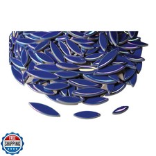 VerzTile Mosaic Tiles for Crafts - Petal Shaped Ceramic Tile Craf