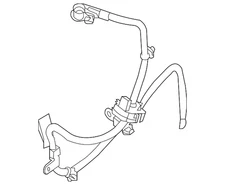 Genuine Nissan Negative Battery Cable (2.5) 24080-JA00A