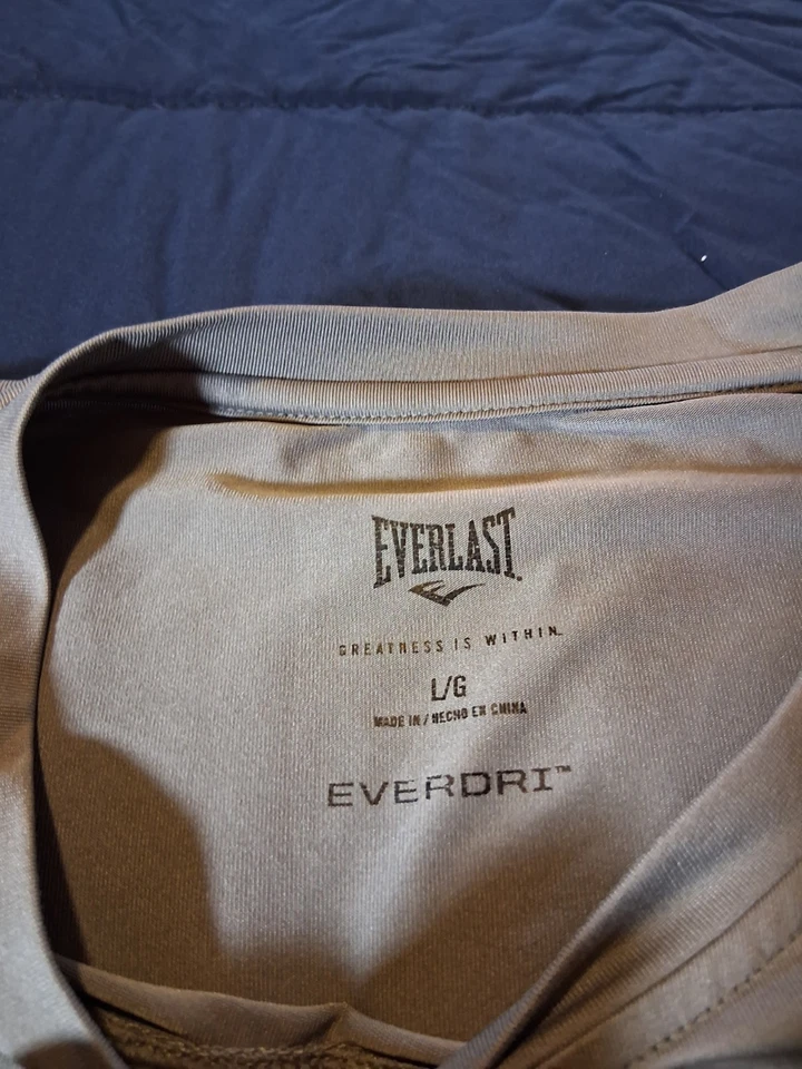 Camisa masculina Everlast sem mangas grande cinza treino crossfit corrida desempenho - Imagem 4 de 4