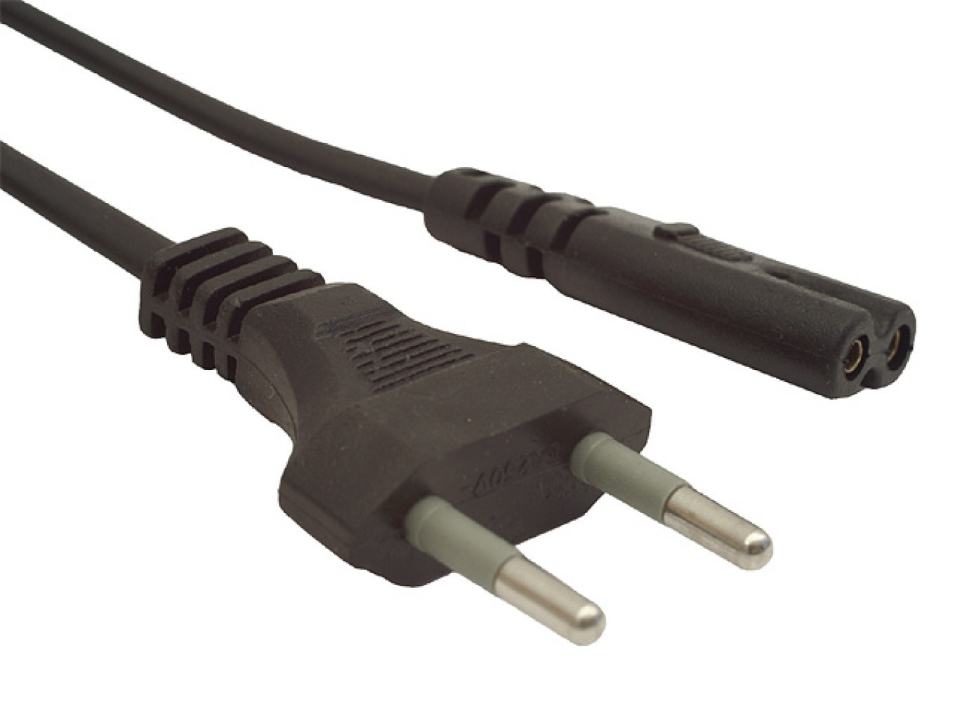 Lanberg CA-C7CA-11CC-0018-BK (1.80 m), Stromkabel, Schwarz - Bild 2