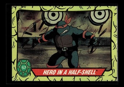 #57-(VG)-Hero in a Half-Shell-1989 Topps Teenage Mutant Ninja Turtles//