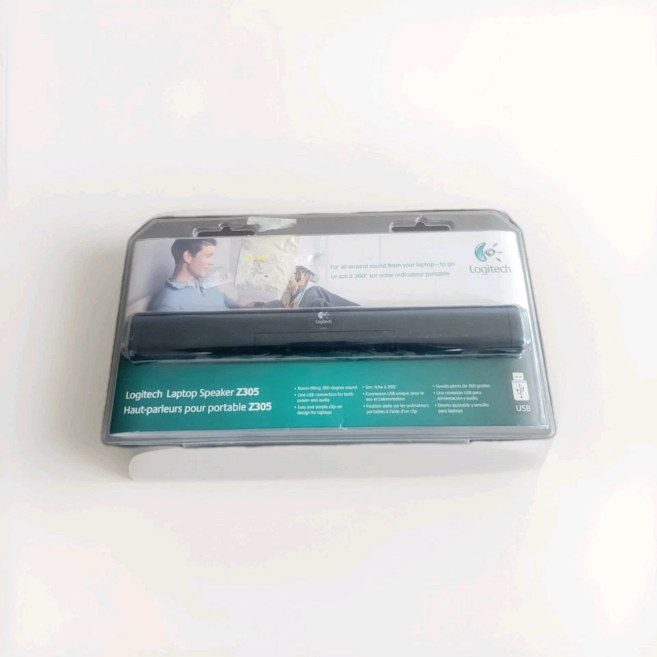 Logitech Laptop Lautsprecher Z305 Soundbar komplett originalverpackt