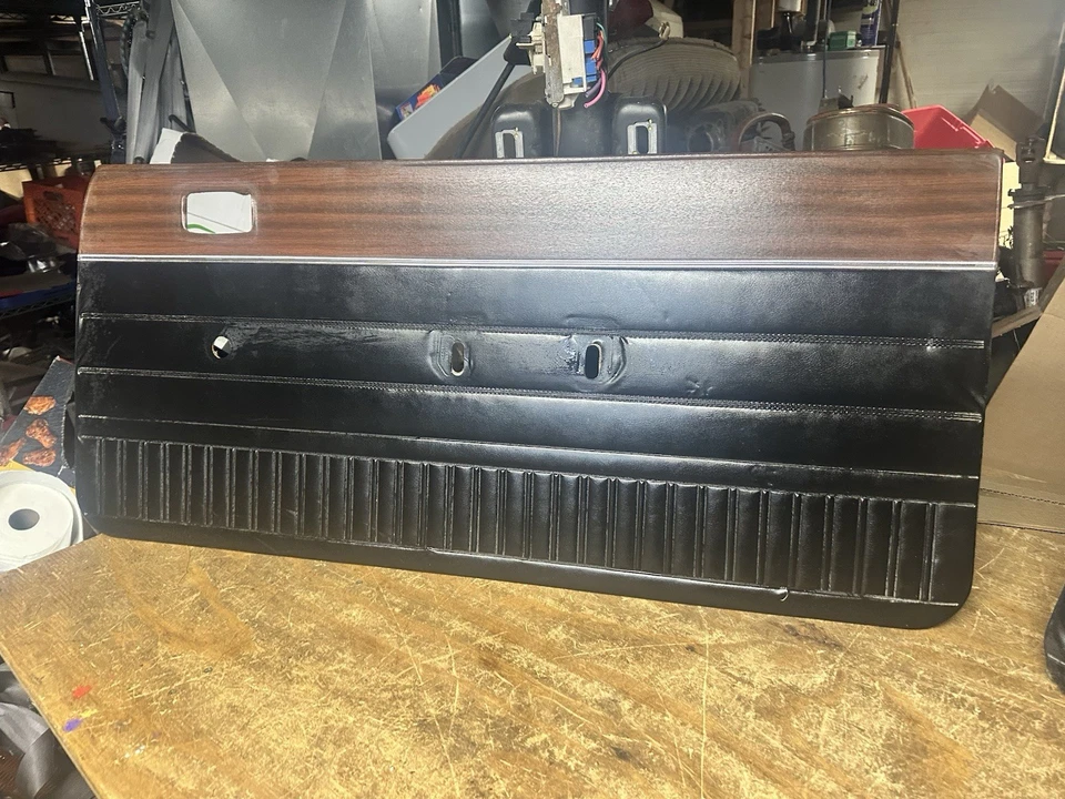 1974 1975 1976 DODGE DART BLACK W/ WOODGRAIN DOOR PANELS - Image 3 of 4