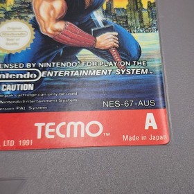 NES Shadow Warriors II 2: Ninja Gaiden II PAL A Game Cart - Tested and Working