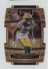 2021 Panini Select Concourse Copper Prizm Die-Cut /199 Eric Stokes Rookie RC 0q3