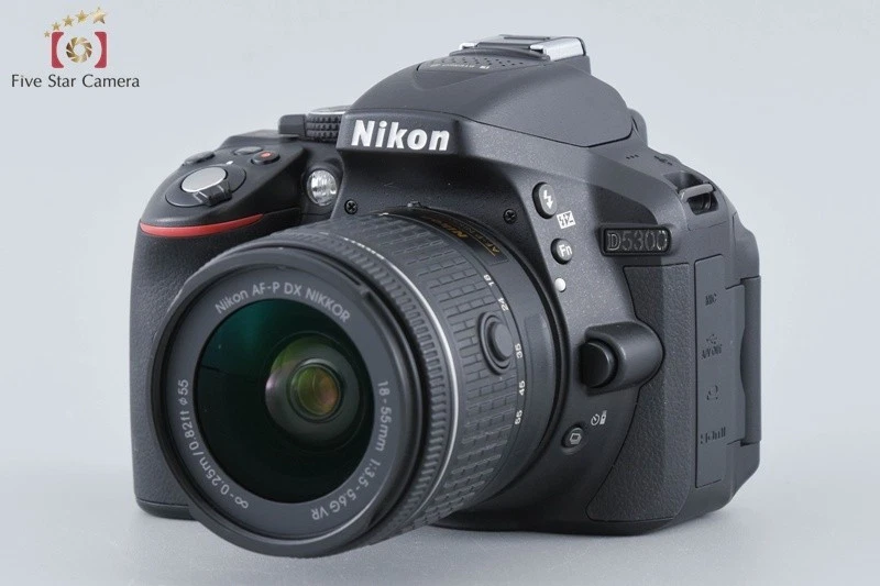 "Count 4,932" Nikon D5300 Black 24.2 MP DSLR Camera AF-P 18-55 70-300 VR Lenses - Image 2 of 4