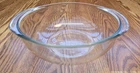 Vintage Pyrex #024 Clear Borosillicate Glass 2 Qt 8 1/2" Serving Roasting Bowl