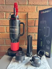 SALE Rare Coldest 46oz Limitless FARTHER AWAY GLOWIE RARE, 3 Lids Leak proof NIB