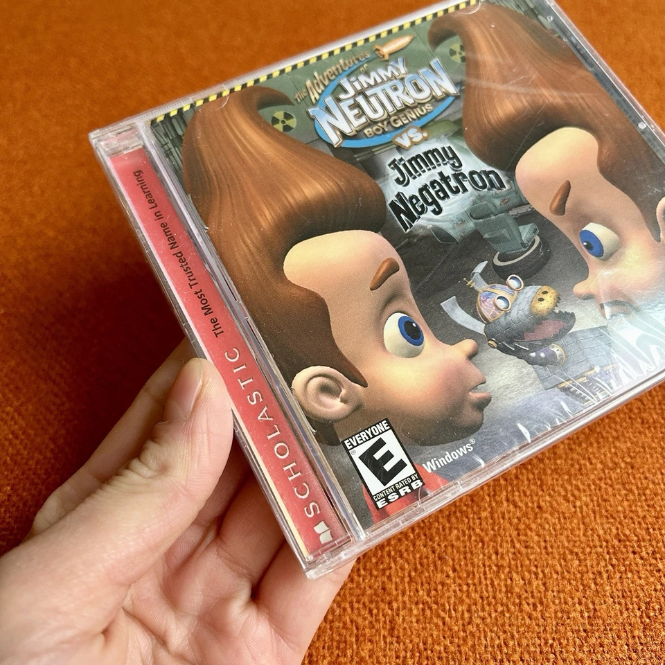 2002 Jimmy Neutron Vs Jimmy Negatron Nickelodeon Computer Game NEW/SEALED - Image 4 of 4
