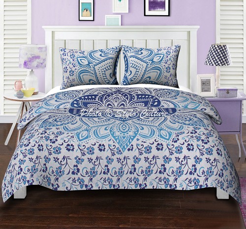 Queen/King/Single Size Bedding Indian Mandala Duvet/Doona/Quilt Cover Set Throw - Picture 2 of 19