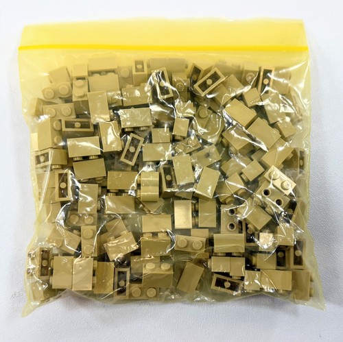 LEGO BRICKS BULK Tan 2.5 lbs pounds assorted Bricks And Pieces Beige - Picture 9 of 21