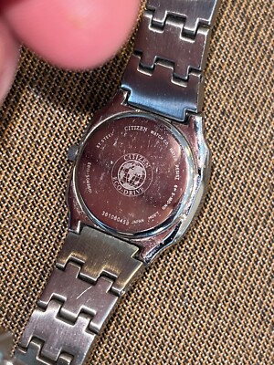 Ladies Citizen Eco-Drive Watch - E011-S049601 Silver Tone  display picture 2